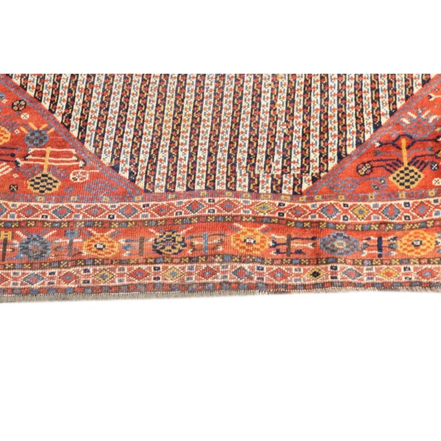 Antique Khamseh Rug 6'4'' x 15'9'' For Sale - Image 10 of 12