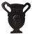 Matte Black Goddess Silhouette Vase For Sale