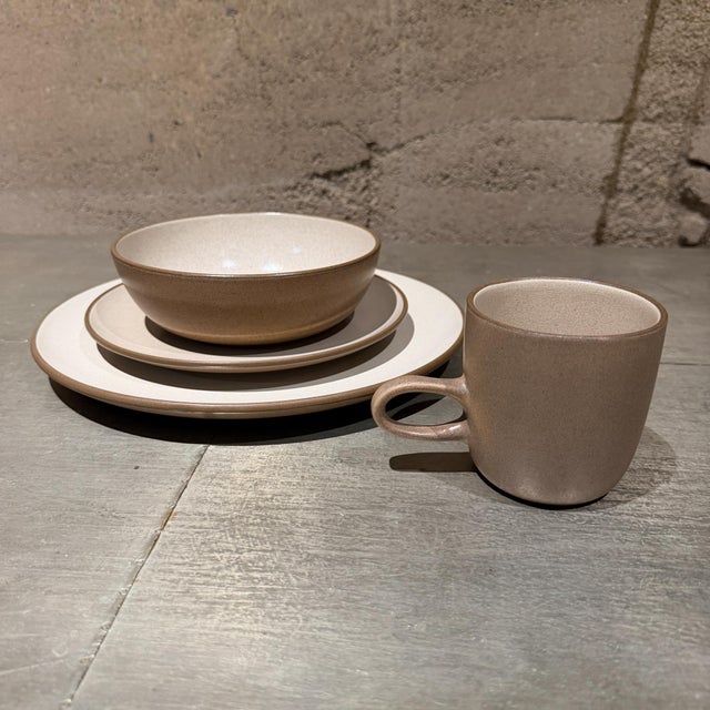 Vintage 1960s Edith Heath Sausalito 4-Piece Stoneware Dinnerware Set Mid-Century For Sale - Image 9 of 9