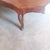 Vintage Solid Wood French Style Oval Coffee Table With Bronze Leaf Accents For Sale - Image 10 of 14
