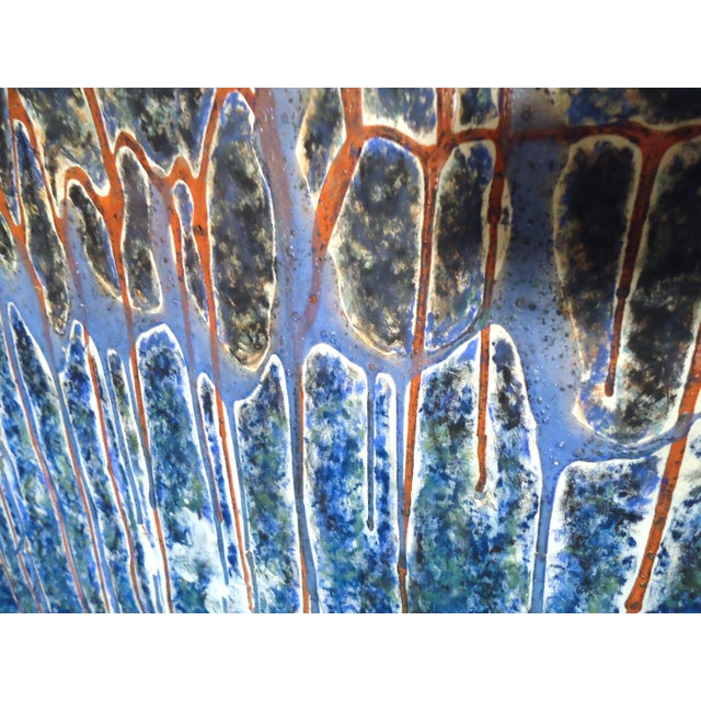 1960s Large Vintage Abstract Painting For Sale - Image 5 of 7