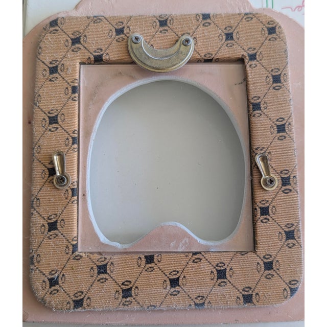 Vintage Rocaille Shell Ceramic Pottery Picture Frame For Sale - Image 13 of 15