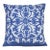 Rumana Periwinkle Applique Pillow Cover For Sale