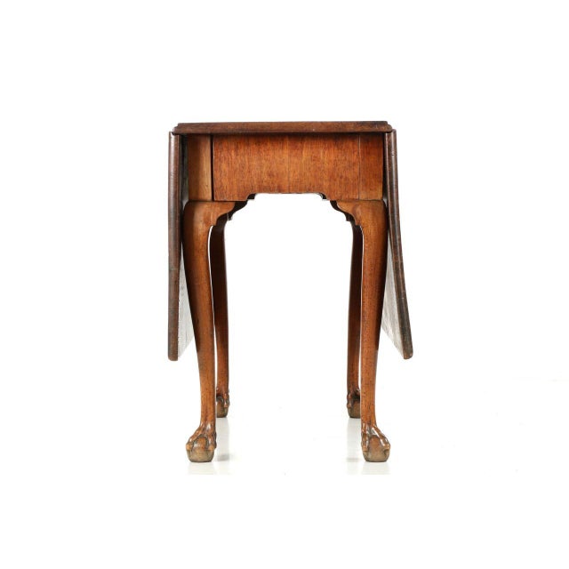 English II Walnut Ball and Claw Foot Drop Leaf Table Chairish