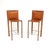 Vintage Italian Leather Bar Stools by Enrico Pellizzoni, 1980, Set of 2 For Sale - Image 11 of 11