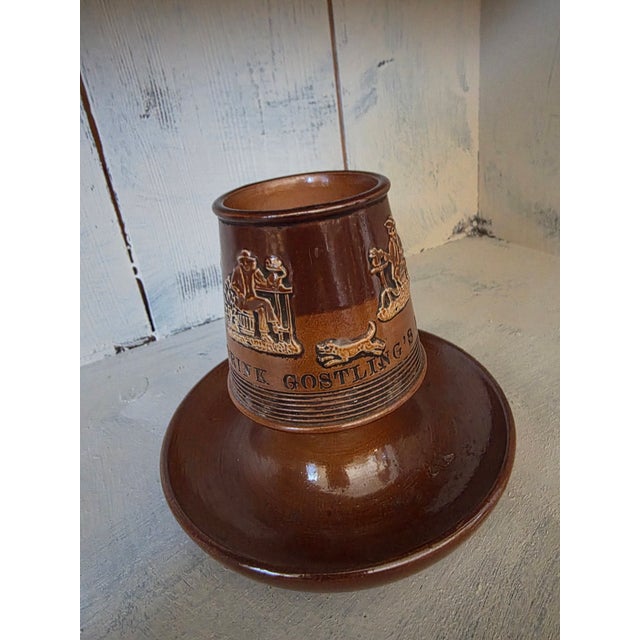 Late 19th Century Antique Tavernware Advertising Doulton Match Holder and Striker For Sale - Image 5 of 10