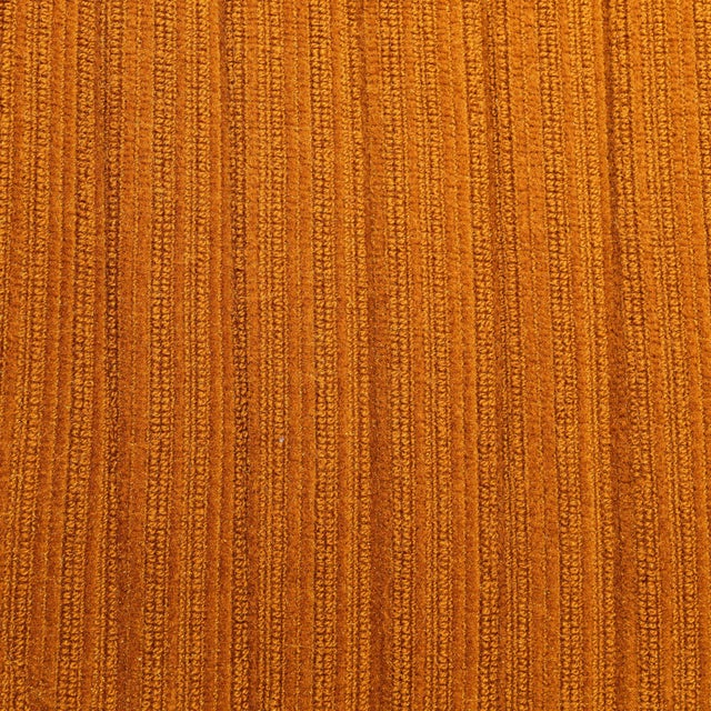 19th Century France Mid-century Modern Burnt Orange Wood Armchair For Sale - Image 9 of 10