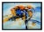 2000 - 2009 Orange and Blue Kinetics Abstract Oil Painting 2000s For Sale - Image 5 of 5