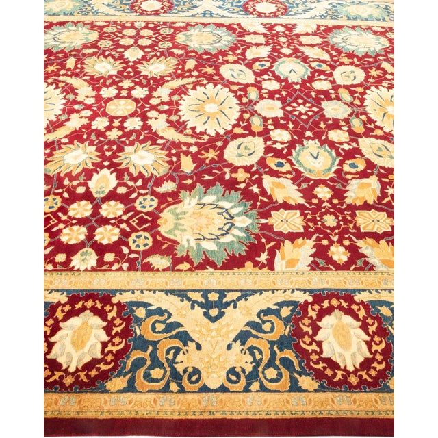 Solo Rugs Mogul, One-of-a-Kind Hand-Knotted Area Rug in Purple, 8' 2" x 10' 0" For Sale - Image 4 of 8