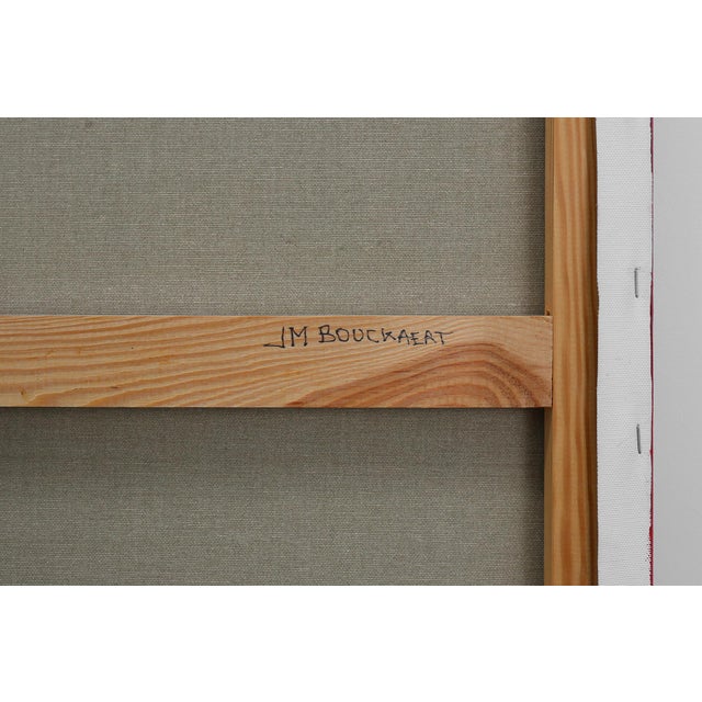 Black Roeland Peperkamp, Untitled, 1990s, Oil on Canvas For Sale - Image 8 of 12