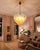 1980s Vintage Opal Leaf Chandelier in Murano Opal Glass, 1980 For Sale - Image 5 of 13