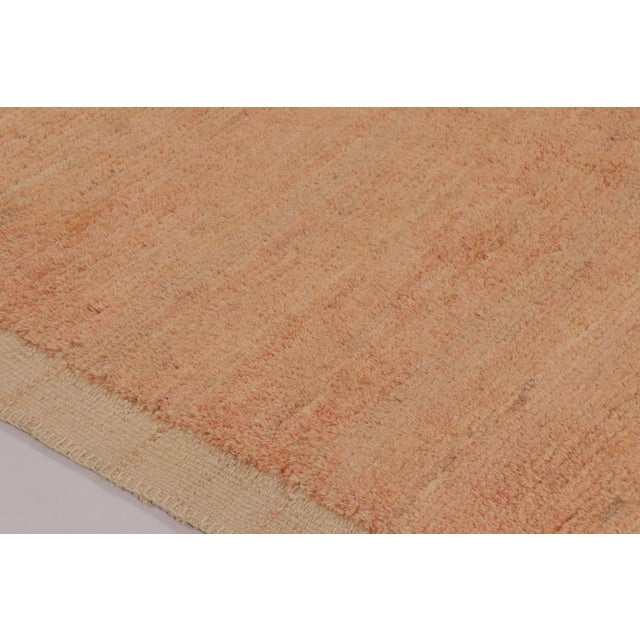 Textile Rug & Kilim’s Contemporary Rug in Beige and Rust Tones For Sale - Image 7 of 10