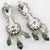 Glass House of Prada Crystal and Mirror Dangle Clip-on Earrings For Sale - Image 7 of 10