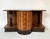 A distinctive 1930s art deco low sideboard/cabinet, suitable for use as a console table or tv cabinet, with a symmetrical...