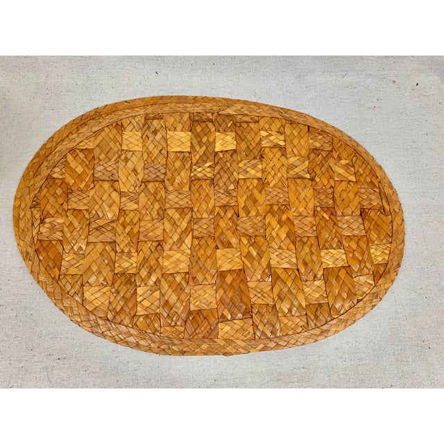 Vintage Woven Bamboo PlacematsSet of 6 Chairish