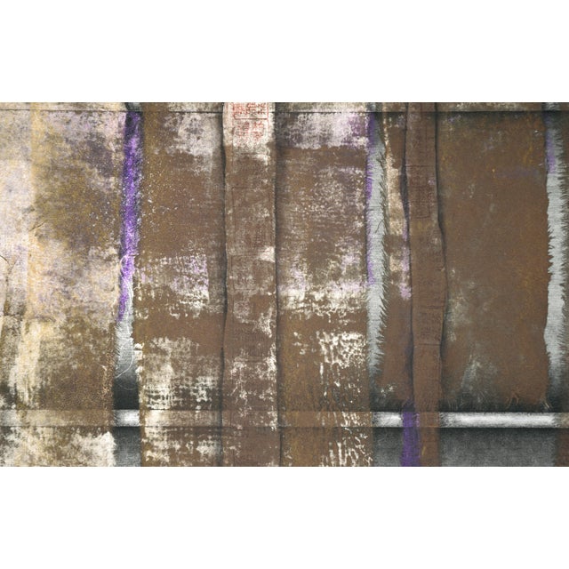 Late 20th Century "Parts of a Kimono" Multi-Layer Collagraph in Ink on Paper by Patricia A. Pearce For Sale - Image 5 of 10