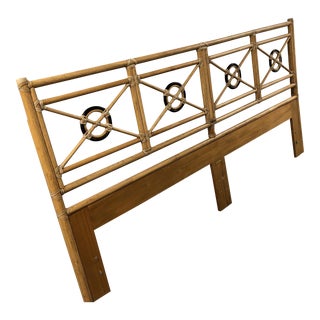 McGuire King Bamboo Headboard For Sale