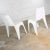 Vintage Modern White Molded Plastic Chairs Style of Kartell 4850 by Castiglioni Et Al - a Pair For Sale - Image 9 of 13