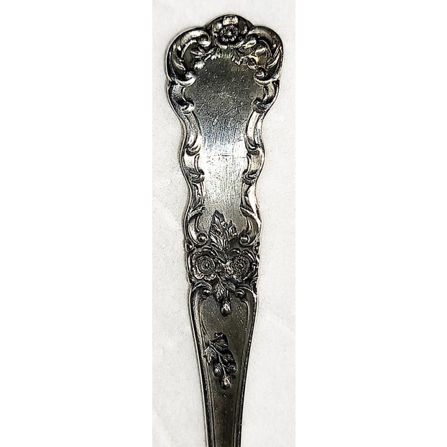 Metal 1920s Gorham Buttercup Sterling Silver Iced Tea Spoon - 8 Available For Sale - Image 7 of 9