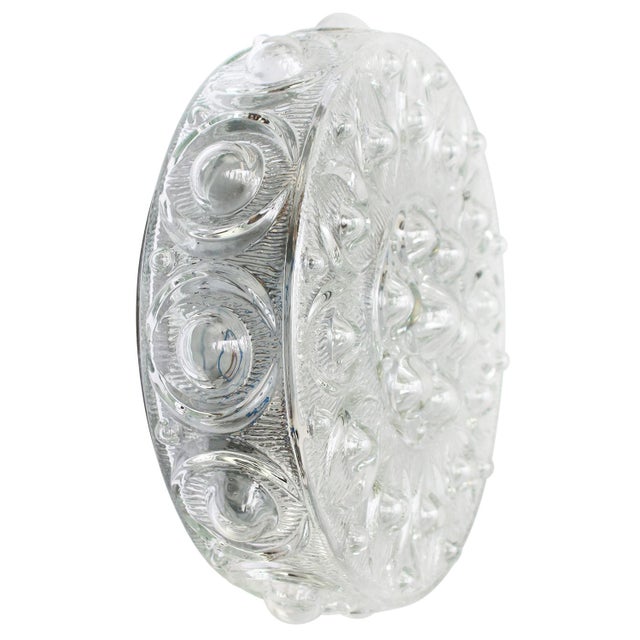 Mid-Century Metal and Clear Glass Wall Sconces from Wila, 1960-1970 For Sale - Image 8 of 8