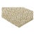 Part & Parcel Goods Textured Diamond Runner, 2’6”x10’, Moss and Eggshell For Sale
