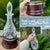A substantial and highly decorative English cut-crystal hogget decanter by Royal Doulton, Stourbridge, dating to circa...