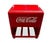 A highly collectible Coca-Cola Westinghouse Standard cooler in classic bright red with embossed “Drink Coca-Cola” on all...