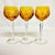 Saffron Mid-Century Hollywood Regency German Natchtmann Traube Cut Crystal Wine Glasses - Set of 8 For Sale - Image 8 of 13
