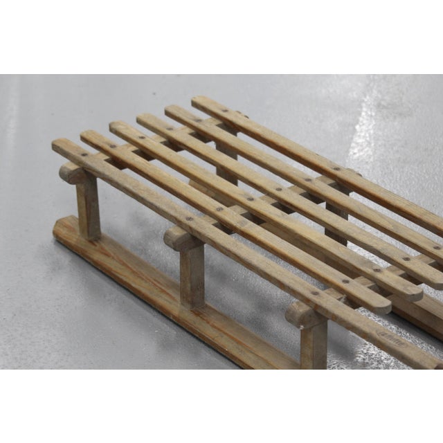 Wood Snow Sled, France, 1950s For Sale - Image 4 of 18