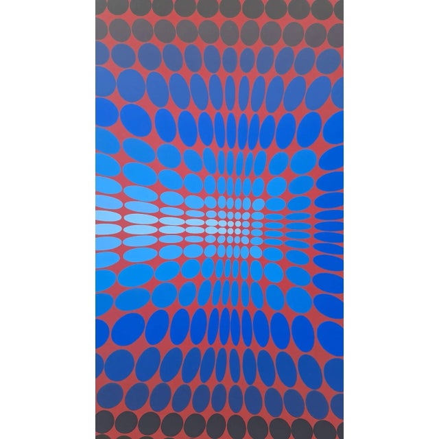 Victor Vasarely, Vega Pauk, 1970, Original Screenprint For Sale - Image 4 of 8