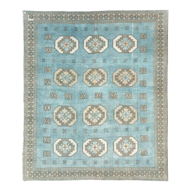 Galerie Shabab Collection Mid-20th Century Turkish Oushak Large Room Size Carpet For Sale