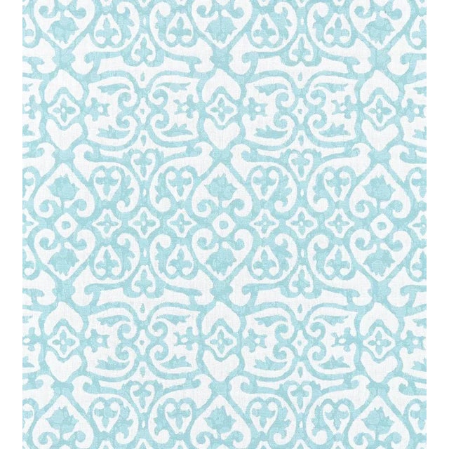 Traditional The House of Scalamandré Kediri Fabric, Surf For Sale - Image 3 of 3
