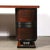 Art Deco Machine Age Partner Desk in Rosewood With Ebonized Fluted Detailing For Sale - Image 14 of 18
