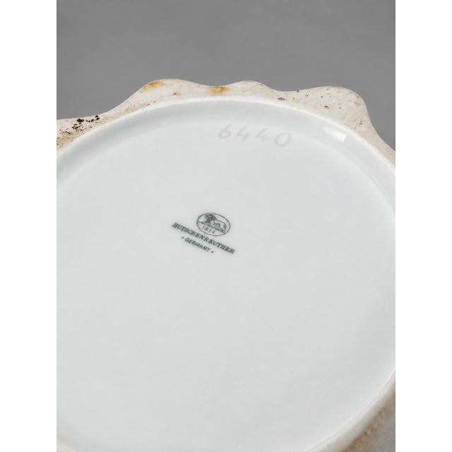 White Hutschenreuther German White Porcelain Fluted Floor Vase, 20th Century For Sale - Image 8 of 8