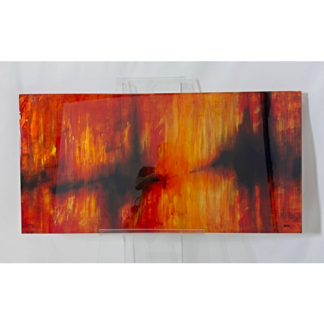 2000 - 2009 2008 Rick Hobbs “Rehearsal” Large Abstract Acrylic Painting on Board Signed For Sale - Image 5 of 18