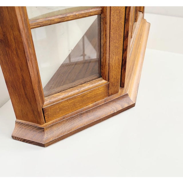 Vintage Dutch Display Cabinet in Walnut, 1950s For Sale - Image 18 of 18