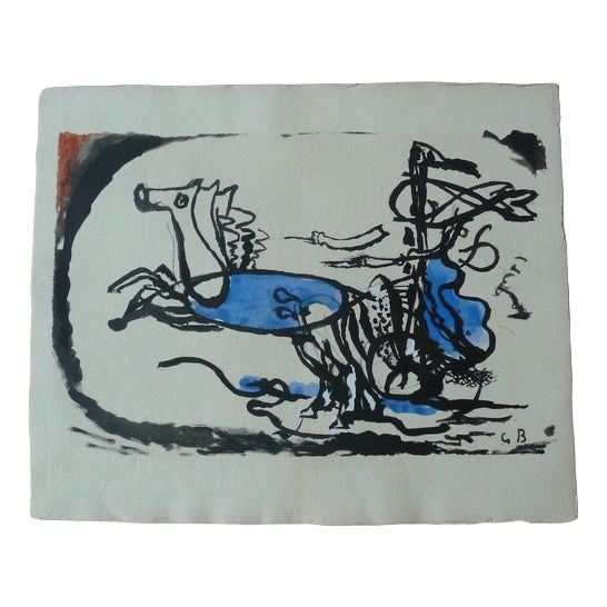 Georges Braque, The Greek Chariot, 1957, Lithograph For Sale