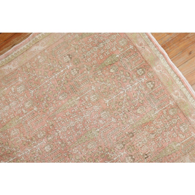Early 20th Century Vintage Square Zabihi Collection Turkish Oushak Rug - 3'8" x 4'7" For Sale - Image 5 of 7