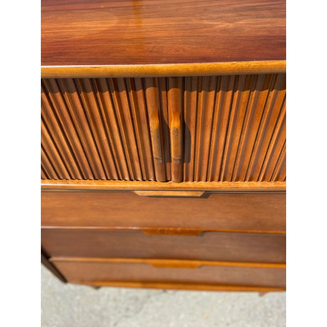 Kent Coffey Mid-Century Kent Coffey Cadence Highboy Dresser For Sale - Image 4 of 13