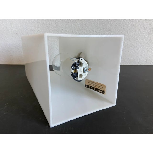 Metal 1960s Lightolier Wall Light For Sale - Image 7 of 11