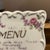 Pink Vintage Victorian Style Porcelain Menu, Handpainted For Sale - Image 8 of 8