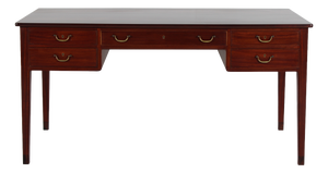 Writing Desk of Mahogany by A. J. Iversen for Ole Wanscher, Denmark, 1950