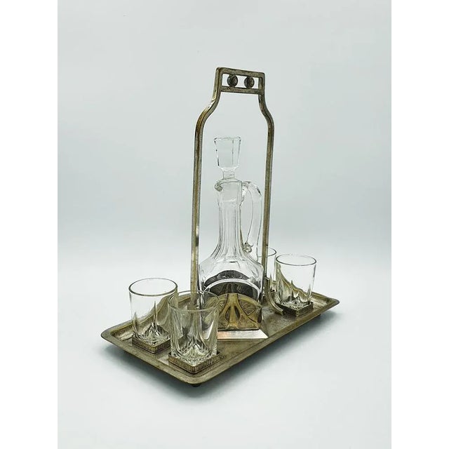 Art Deco Liqueur Service, Set of 6 For Sale - Image 6 of 12