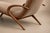 Rare Brazilian Modern Chaise Lounge in Caviúna and Mohair, John Graz, 1950s For Sale In New York - Image 6 of 18
