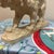 Sculpture Materials Mid-Century Grand Tour Style White Composite Striding Lion Sculpture, After Antoine-Louis Barye For Sale - Image 7 of 10