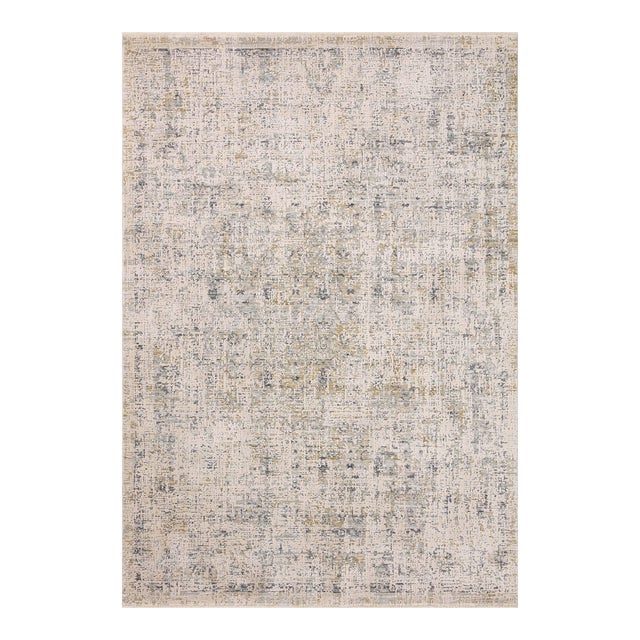 Amber Lewis x Loloi Alie Sand / Sky 5'3" x 5'3" Round Area Rug Chairish