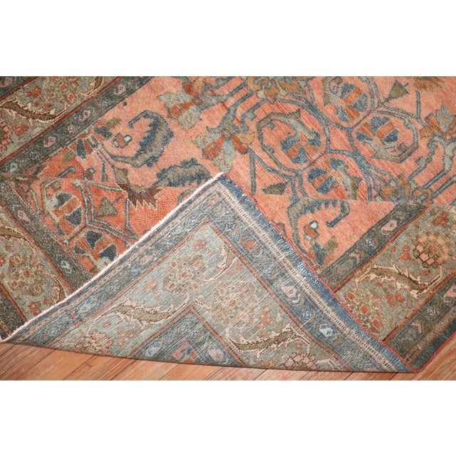 Textile Antique Zabihi Collection Persian Bibikabad Rug - 4'2" x 6'9" For Sale - Image 7 of 11