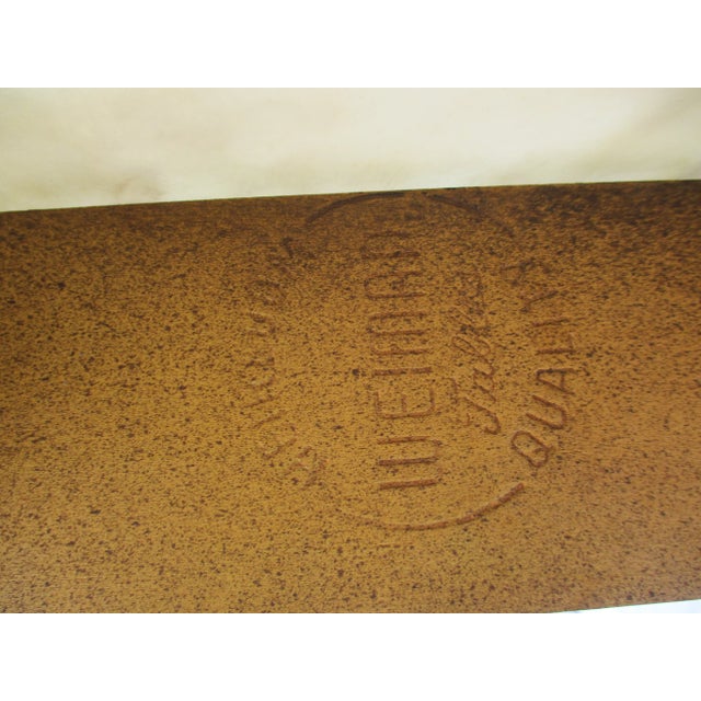 Gilded Portuguese Marble Top Sofa or Entryway Table by Weiman Furniture For Sale - Image 11 of 13