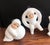 Mid 20th Century Christmas Winter Snowbabies Set of 3 Holiday Ornaments For Sale - Image 5 of 10