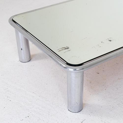 Silver Coffee Table Mod. Sesann by Gianfranco Frattini for Cassina For Sale - Image 8 of 11